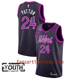 Minnesota Timberwolves Trikot Justin Patton 24 2018-19 Nike City Edition Lila Swingman - Kinder